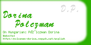 dorina polczman business card